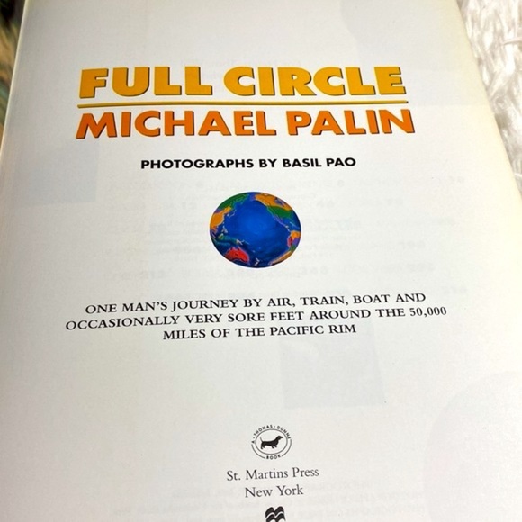 MONTY PYTHON star MICHAEL PALIN - FULL CIRCLE PBS World Travel Hardback … - Picture 3 of 14